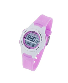 Marea B40188/1 digitaal horloge 34 mm 50 meter roze/ wit