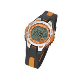 Nowley 8-6301-0-5 digitaal horloge 37 mm 100 meter zwart/ oranje