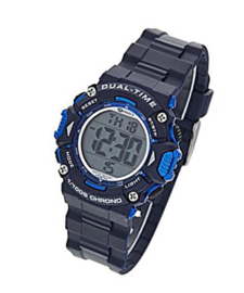 Marea B40190/3 digitaal horloge 40 mm 100 meter blauw