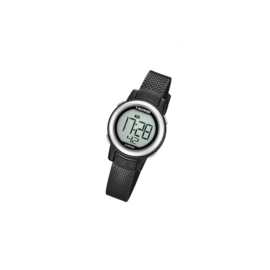 Calypso K5736/3 digitaal horloge 30 mm 100 meter zwart/ zilver