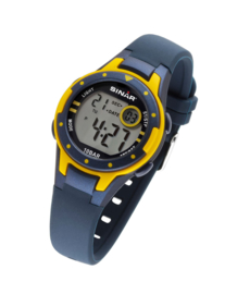 Sinar XE-52-2 digitaal horloge 32 mm 100 meter blauw/ geel