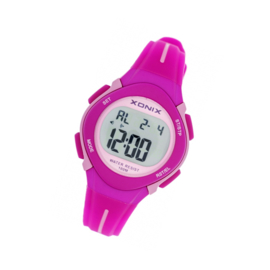 Xonix EN-002 digitaal horloge 32 mm 100 meter roze