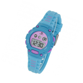 Marea B25156/2 digitaal horloge 34 mm 100 meter turquoise/ roze