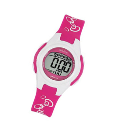 Tekday 653930 digitaal horloge 37 mm 50 meter roze/ wit