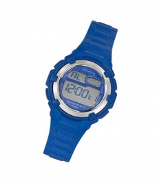 Tekday 653798 digitaal horloge 34 mm 100 meter blauw/ grijs