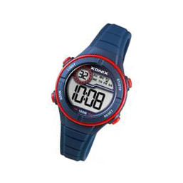 Xonix BAI-006 digitaal horloge 32 mm 100 meter blauw/ rood