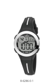 Nowley 8-6286-0-1 digitaal horloge 30 mm 100 meter zwart