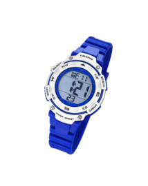 Calypso K5669/7 digitaal horloge 37 mm 100 meter blauw/ grijs