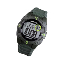 Xonix KQA-001 digitaal horloge 40 mm 100 meter groen