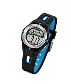 Calypso K5506/4 digitaal horloge 34 mm 100 meter zwart/ blauw