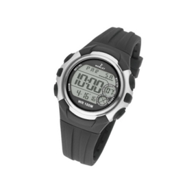Nowley 8-6224-0-1 digitaal horloge 43 mm 100 meter zwart/ grijs