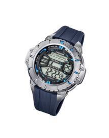 Calypso K5689/4 digitaal horloge 55 mm 100 meter blauw/ grijs