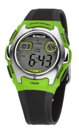 Sinar XE-50-3 digitaal horloge 38 mm 100 meter groen/ grijs
