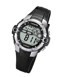 Calypso K5617/6 digitaal horloge 37 mm 100 meter zwart/ grijs