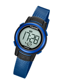 Calypso K5736/6 digitaal horloge 30 mm 100 meter blauw/ zwart