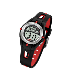 Calypso K5506/1 digitaal horloge 34 mm 100 meter zwart/ rood
