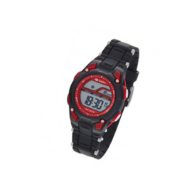 Marea B44097/1 digitaal horloge 36 mm 50 meter zwart/ rood