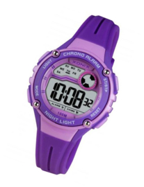 Xonix IT-005 digitaal horloge 32 mm 100 meter paars