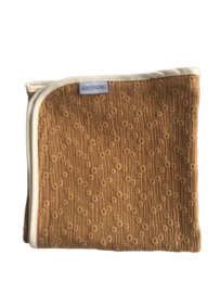 Swaddle Broderie Camel 120x120 cm