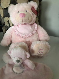 My First Teddy met slab en troeteldoekje