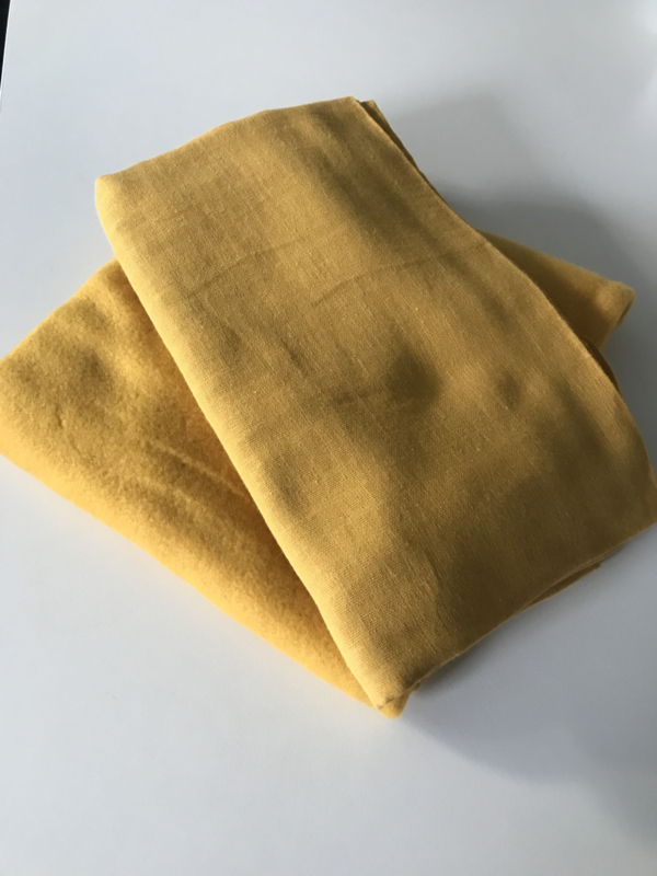 Fleece deken + hydrofiel doek