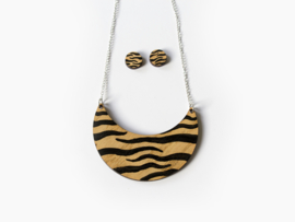 Houten ketting Tijger