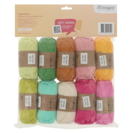 Scheepjes Catona colour pack 10x25g - Creamsicle