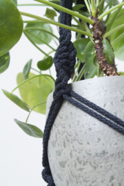 Macramé planthanger black