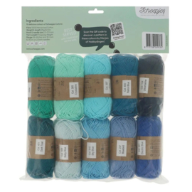 Scheepjes Catona colour pack 10x25g - Blueberry Fizz