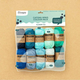 Scheepjes Catona colour pack 10x25g - Blueberry Fizz