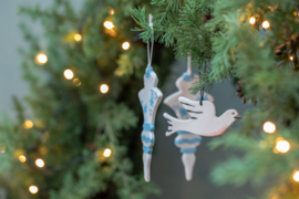 Workshop  porseleinen (kerst)hangers maken - 6 december 13:00 Vianen