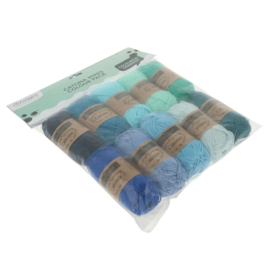 Scheepjes Catona colour pack 10x25g - Blueberry Fizz
