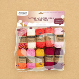 Scheepjes Catona colour pack 10x25g - Summer Sherbet