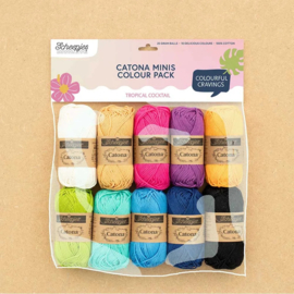 Scheepjes Catona colour pack 10x25g - Tropical Cocktail