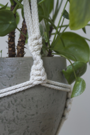 Macrame plantenhanger - naturel