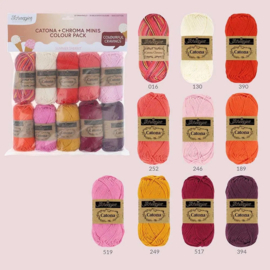 Scheepjes Catona colour pack 10x25g - Summer Sherbet
