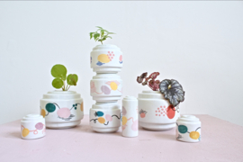 Porcelain pot M - Matte Art