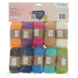 Scheepjes Catona colour pack 10x25g - Tropical Cocktail