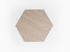 Hexagon Eikenfineer - Houten wandpaneel -Zeshoek - Muur decoratie