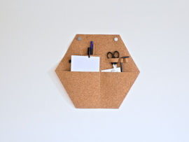 Hexagon Cork Organizer