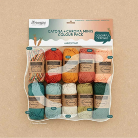 Scheepjes Catona colour pack 10x25g - Harvest Tart