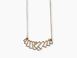 Houten Ketting Geometric