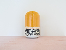 Porcelain Vase L - Yellow Tiger