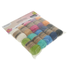 Scheepjes Catona colour pack 10x25g - Tropical Cocktail