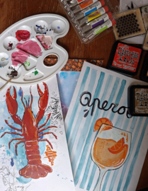 Workshop mixed media artwork - 1 oktober 19:30-21:30 Veenendaal