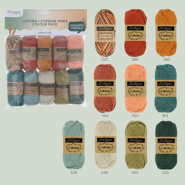 Scheepjes Catona colour pack 10x25g - Harvest Tart