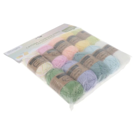 Scheepjes Catona colour pack 10x25g - Marshmallow Mix