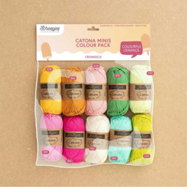Scheepjes Catona colour pack 10x25g - Creamsicle