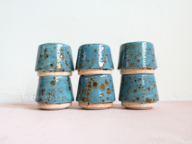 Porcelain Espresso Cup - Rusty Blue