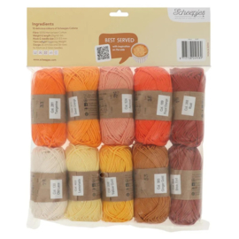 Scheepjes Catona colour pack 10x25g - Crème Brûlée